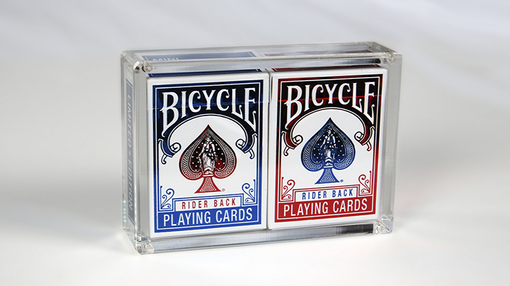 Bicycle Rider Back Mini Limited Edition 2 Pack With Foil Tucks In Carat Case by US Playing Card Co V2 MAGIC SHOP