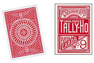 Cards Tally Ho Circle Back (Red) - V2 MAGIC SHOP