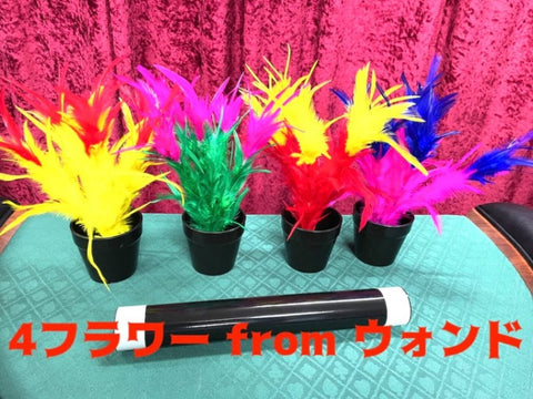 Four Flowers from Wand