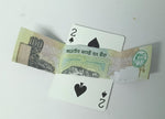 Bicycle card through currency