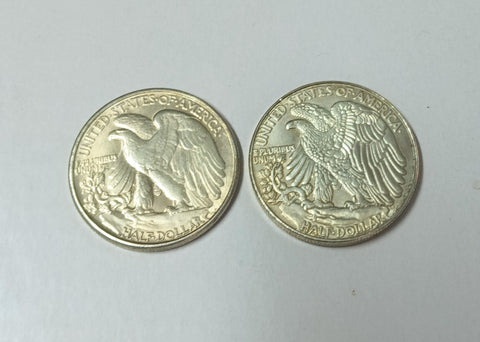 Half Dollar Shell Coin Set - Walking Liberty