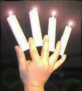MULTIPLYING CANDLES PAIR- LARGE