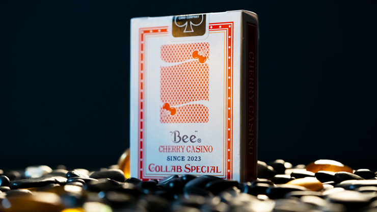 Limited Bee X Cherry (Red) Playing Cards | V2 MAGIC SHOP