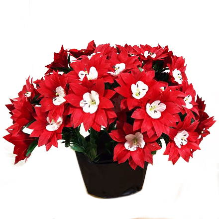 RED Flower Pot from Silks VIP by Tora Magic