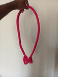 Woolen stiff rope Pink