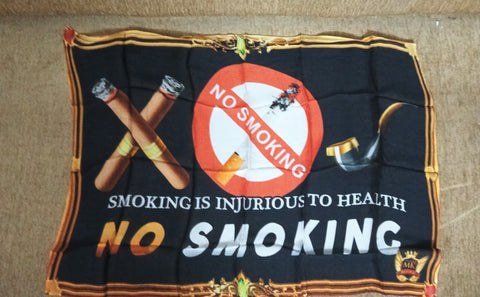 No smoking Silk (18" X 26")