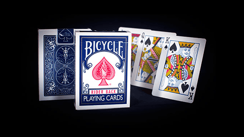 Bicycle Rider Back Playing Cards Blue - Brick (12 decks)