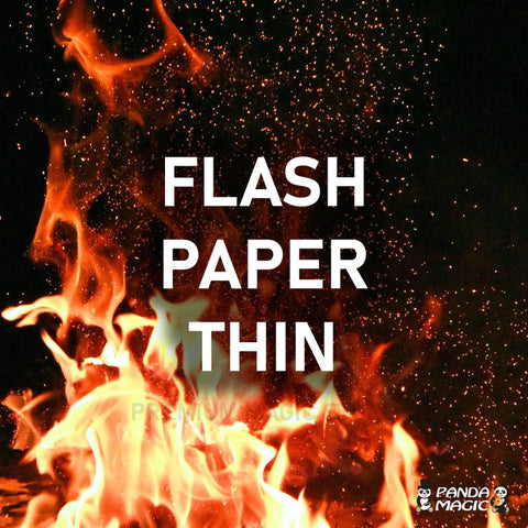 Flash Paper Thin By Panda Magic