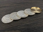 Walking Liberty Half Dollar Shell and Coin Set by Oliver Magic