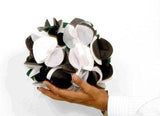 Black & White Gloves to Bouquet
