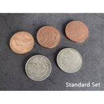 Hopping Half (Morgan Dollar and Queen Victoria Ancient Coin) by Oliver Magic
