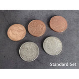 Hopping Half (Morgan Dollar and Queen Victoria Ancient Coin) by Oliver Magic