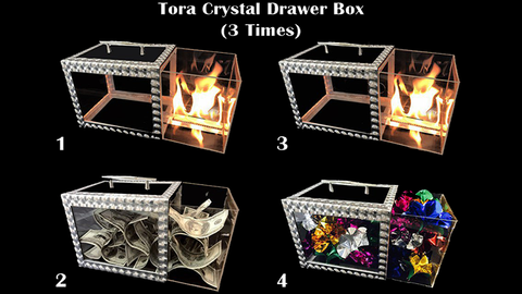 Tora Crystal Drawer Box by Tora Magic Company