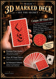 3D Marked Deck by 808 Magic Playing Cards Company