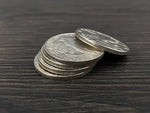 Walking Liberty Half Dollar Shell and Coin Set by Oliver Magic