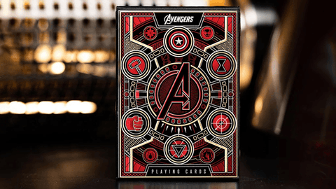 Avengers: Red Edition Playing Cards by theory11 - V2 MAGIC SHOP