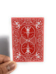 Bicycle Double Back Card Red - V2 MAGIC SHOP