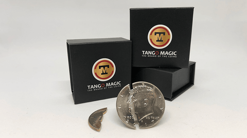 Bite Coin - (D0046)(US Half Dollar - Traditional With Extra Piece) by Tango - V2 MAGIC SHOP