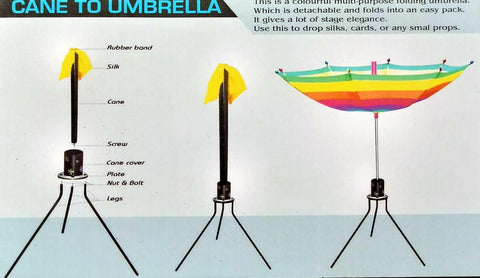 Cane to umbrella stand (Deluxe) - V2 MAGIC SHOP