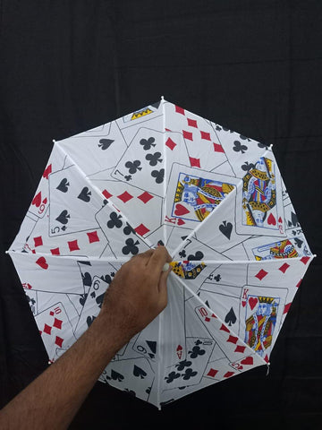Card Print Umbrella - 14 Inch - V2 MAGIC SHOP