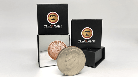Copper Morgan Copper and Silver (Gimmick and Online instructions) by Tango Magic - V2 MAGIC SHOP
