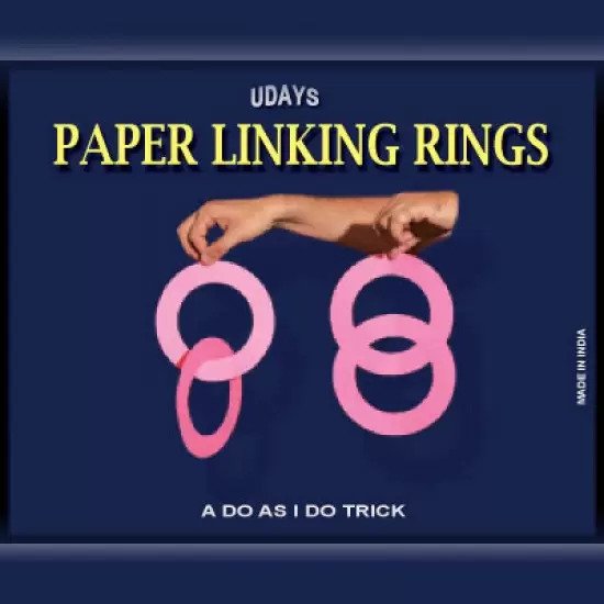 Paper Rings Linked Paper Linking Rings | V2 MAGIC SHOP
