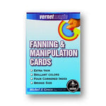 Fanning & Manipulation cards (4 color) Vernet - V2 MAGIC SHOP