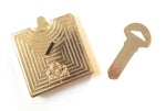 Key Through Coin - Golden - V2 MAGIC SHOP
