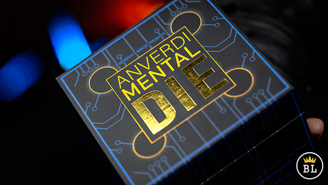 MENTAL DIE BLACK (With Online Instruction) by Tony Anverdi - V2 MAGIC SHOP