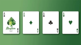 Monstera (Green) Playing Cards by TCC Presents - V2 MAGIC SHOP