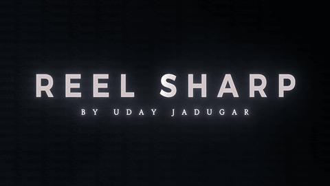 REEL SHARP (Gimmicks and Online Instructions) by UDAY - V2 MAGIC SHOP