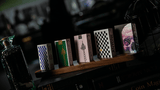 Wooden Sideways Playing Card Display Batten (Five Decks) by TCC - V2 MAGIC SHOP